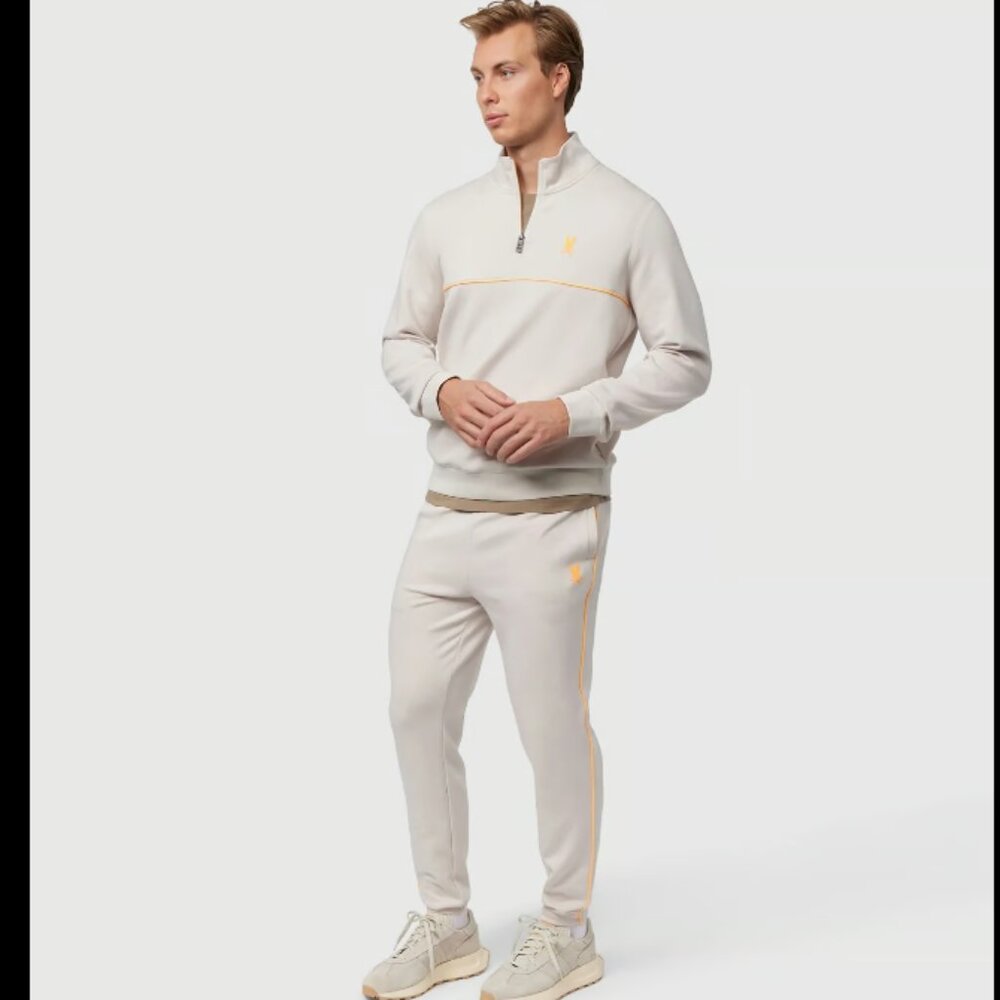 Psycho Bunny: Beige Leon Tracksuit (Size: L)